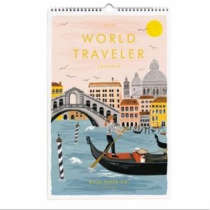 COPY - Rifle Paper Co. 2019 World Traveller Desk Calendar